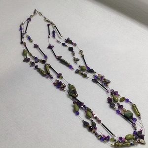 Handmade Arty Multi-stranded Necklace